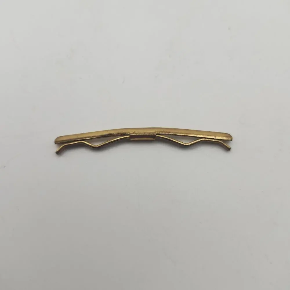 Lot 4 Tie Bar Clip Backs Replacement Hardware Parts Gold Silver Vintage‎ Style